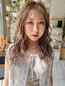 フェリアファム 北千里(FERIA fam) ベージュ×ピンク