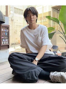 ノイ(noi) メンズ ナチュラルセンターパート 渋谷