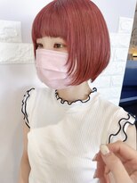 エクラバイナチュラル(eclat by Natural)&nbsp;ボブ顔周りレイヤー(ウルフ/ボブレイヤー/レイヤーカット)