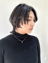 フォーク FOLK 【FOLK】透明感ブルージュ☆似合わせ外ハネウルフショート♪