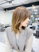 ファンナギンザ(FaNNa ginza) くびレイヤー/くびれボブ/韓国レイヤー/シースルーバング/前髪