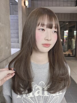 ガーランド(Girland) 【girland】Olive beige 韓国風/レイヤーカット