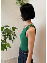 ミロア 薬院(miroa)&nbsp;～大人女性の切りっぱなしワンレングスボブ～