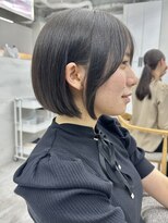 ビューナゴヤ 名駅(VIEW NAGOYA)&nbsp;切りっぱなしボブ/ブルーブラック/ミニボブ/似合わせカット