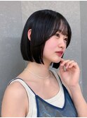 ◇ボブ 縮毛矯正 顔周りカット 表参道 髪質改善