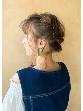 ホーム(HOME) 【HOME下北沢】ミルクティーベージュ × ゆるふわアレンジ