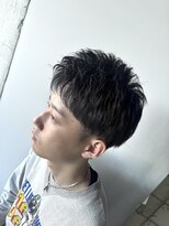 男性専門の個室型美容室 グランデ クラス(GRANDE CLASS)&nbsp;ナチュラルアップバングショート