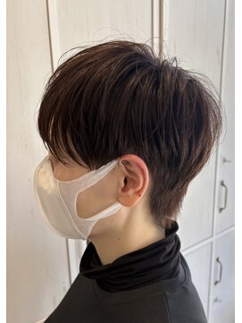 ヘアデザイン ファブロ(hair design FABRO.) 【FABRO.東】　ベリーショート×ダークグレー