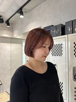 ハイプ(HYPE)&nbsp;【藤沢/湘南】ピンクオレンジ/ダブルカラー/ボブカット