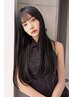 当日予約限定カット+しなやかツヤ髪縮毛矯正+ナノバブル(4st)TOKIO  ￥12100-