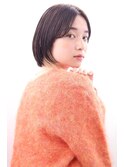 大人　可愛い　20代30代40代　暗髪　ショート　ボブ　前髪なし