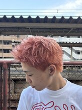 ディライトヘア 本山店(DELIGHT HAIR) スパイキーショート×ピンクカラー