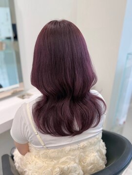 ベレーザシェルト(Beleza scelto) 15193ブリーチ＆ダブルカラーレイヤーラベンダーグレーパープル