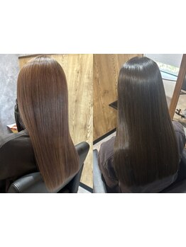 【診断書付き】髪質改善/縮毛矯正/診断カット/カラー診断/市が尾