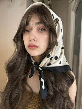 メゾンアクア 表参道(Maison ACQUA) ☆ブリーチなしダブルカラー オリーブ オリーブベージュ