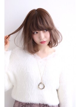 レム 泉中央店(L.E.M) ふんわりミディアムボブ