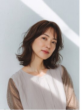 くびれヘア　アッシュベージュ【TELA HAIR取手店】