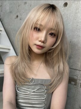 20代30代お洒落☆レイヤーカットハッシュボブカット