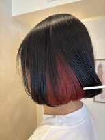 ラヴィズム 名駅店(LUVISM) 艶カラー/ミディアム/レイヤー/顔周りレイヤー/名駅