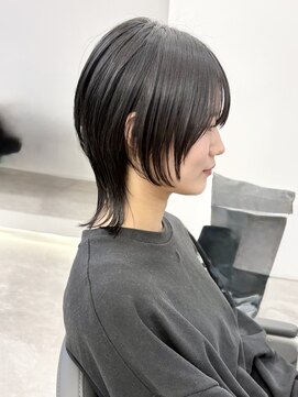 メルバイグラフ 梅田(mel by GRAFF) 黒髪中性ウルフ