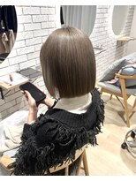 リアン バイ ヘアー(Lien by hair)&nbsp;ブリーチ有りグレージュカラー