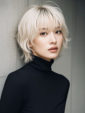エイチ ウルフカット 大阪梅田(811) ミニボブショートウルフマッシュショートハッシュカット40代