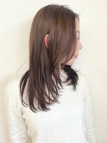 モリオフロムロンドン 松戸店(Morio from London)&nbsp;【松戸 アイダ】セミロングレイヤー×グレージュアッシュカラー