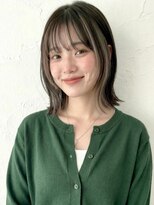 カバーヘア ブリス 志木南口駅前店(COVER HAIR bliss)&nbsp;くびれボブ/フェイスフレーミング/イヤリングカラー夏ヘアp志木