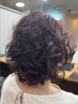 ヘアメイクアクト 都賀店&nbsp;癖を活かしたパーマ風スタイル