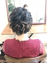 ロカット サロン(Roquat Salon)&nbsp;ねじねじアップアレンジ　【ヘアアレンジ　立川南/立川/八王子】