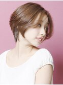  大人ショートボブ「ソアブレ×ぬけ感」