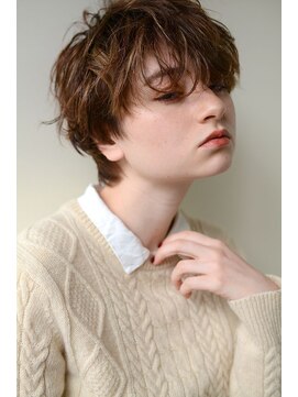 ミラバイグリーン(Mira by green) nuance　ｐｅｒｍ　×　beige　color　【くせ毛風】＃3