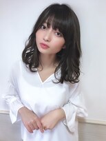 【ROULAND石川】　柔らかダブルバングブランジュカール
