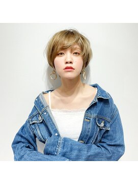 ラナ 渋谷(Lana) 【Chill】大人かわいいホワイトアッシュクールショートパーマ◎