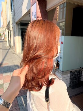 ボアップ 新居浜店(boappu) #インナーカラーオレンジ#オレンジカラー#オレンジベージュ