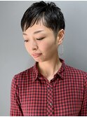 【morio池袋】綺麗でかっこいい黒髪ショート♪