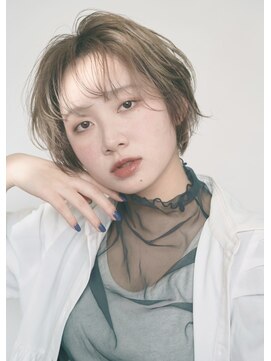 エンクス(enx) シアーグレージュ×ショートスタイル