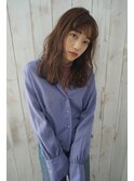 フェミニティ ナチュラルベージュ 大人かわいい ロングレイヤー