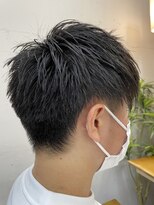 キャラシャローネ お台場(CharaChalone)&nbsp;清潔感バッチリメンズツーブロックショート！【メンズカット】