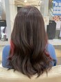 ビークール 新札幌店(Be COOL)&nbsp;ピンクのインナーカラーでロングだと後ろからも見えるよ！