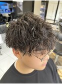 ツイストスパイラルパーマ　波巻きスパイラル　ツイストスペイン