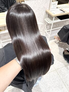 ゼストソエル(ZEST soell) 髪質改善ダークブラウンカラー×髪質改善トリートメント