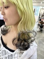 イリ 梅田(ili) 【kento限定カラー】エンドカラー/ライムグリーン