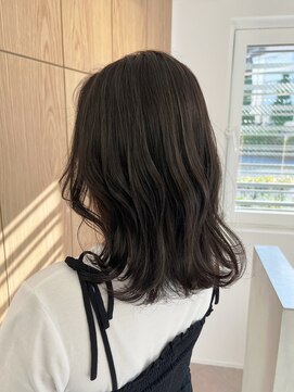 ルネ 北千住(Renee) ハイライト_切りっぱなし_ダークグレージュ