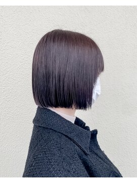 ゴウトゥデイ 横須賀店(GO TODAY) 切りっぱなしボブ / あご下2cm / ラベンダー