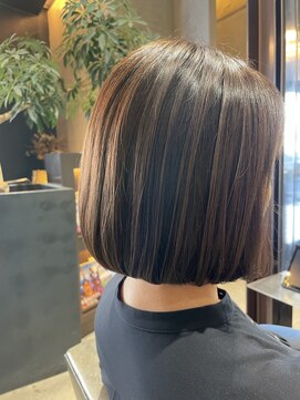 グラム バイ レイエレガンス(glam by REIELEGANCE) 大人可愛いボブナチュラルブラウン20代30代40代50代