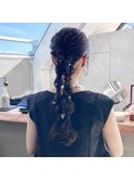 大切な日にオシャレヘアアレンジ