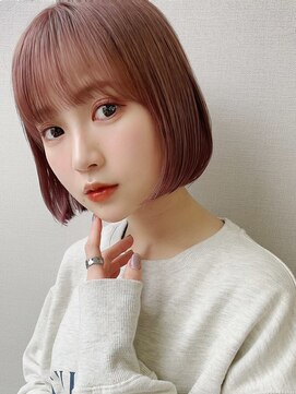 サンド ミュウ 横浜店(sand mieu) デザインカラー/ブリーチ/ダブルカラー/ハイトーン/ボブ/横浜