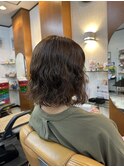 弱酸性ベルジュバンスパーマ×酸性カラー