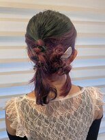 カシェ リタ ヘアー(CACHE'&RITA HAIR)&nbsp;あみおろし○ツインアレンジ○アンブレラカラー